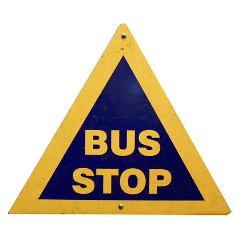 BUS STOP SIGN / TRIANGLE | Air Designs