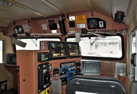 A look at the cab control stand of a PTC and cab signal equipped ...