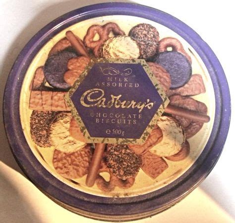 A Cadbury's Chocolate biscuit tin selection, not sure the date but I ...