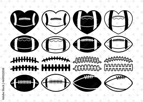 American Football Silhouette, American Football SVG Cut Files, Football ...