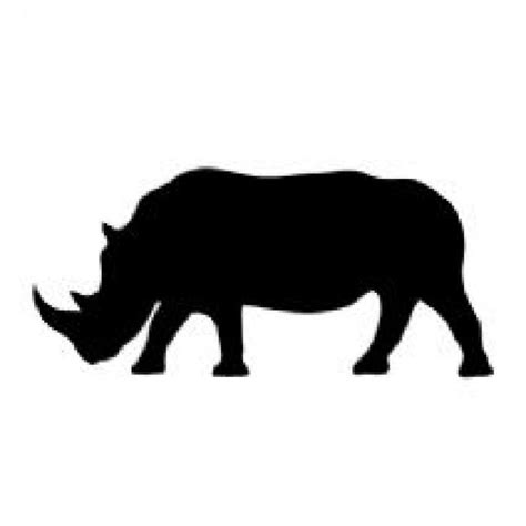 Pinterest | Rhino art, Rhino tattoo, Animal silhouette