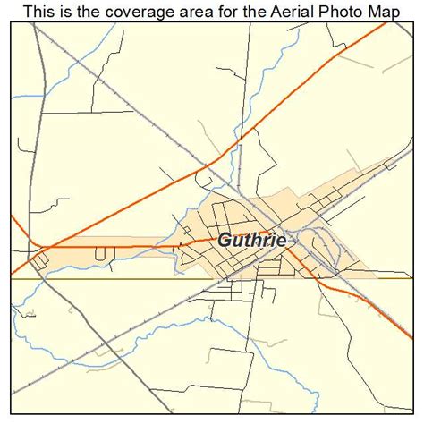 Aerial Photography Map of Guthrie, KY Kentucky