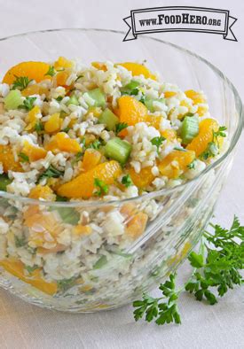 Orange Rice Salad | Food Hero | Recipe