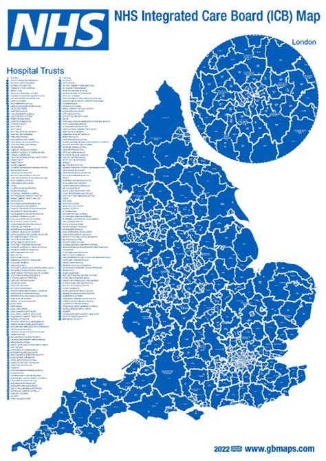 UK NHS ICS maps and mapping tools