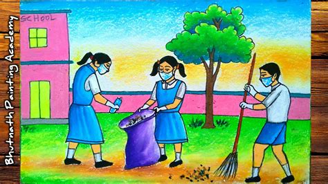 Astonishing Compilation of Swachh Bharat Drawing Competition Images, Exceeding 999 - High ...