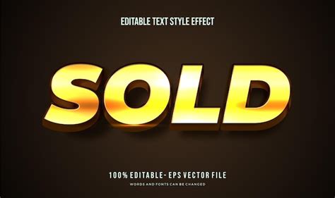 Premium Vector | Editable text effect gradient shiny glowing gold color text style effect ...