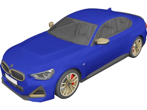 BMW M240i Coupe [G42] 3D Model (2022) - 3D CAD Browser