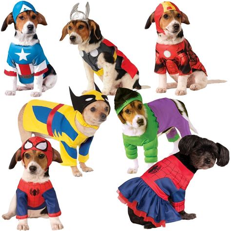 Details about Superhero Dog Costumes Funny Pet Halloween Fancy Dress | Dog costumes funny ...