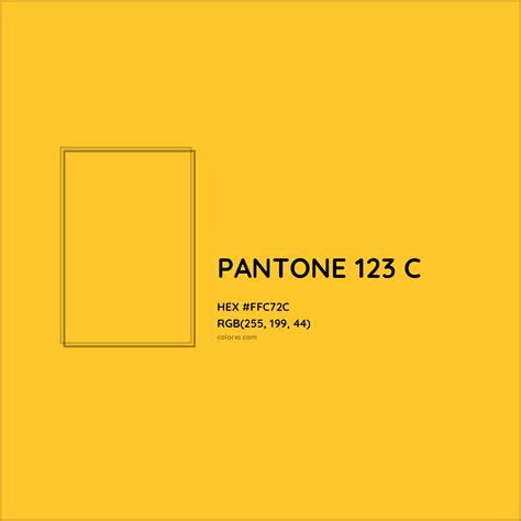 About PANTONE 123 C Color - Color codes, similar colors and paints - colorxs.com