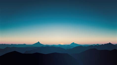 3840x2160 Silent Mountains Minimal 8k 4K ,HD 4k Wallpapers,Images ...