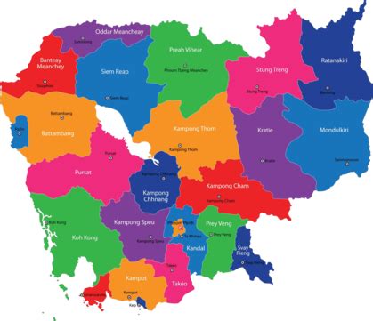 Cambodia Map State Asia Location Vector State Asia Lo - vrogue.co