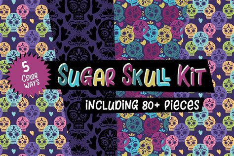 Sugar Skull Kit | Illustrations ~ Creative Market