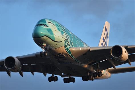 All Nippon Airways (ANA) Airbus A380-800 (JA382A) Passenger Plane ...