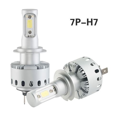 Buy Lamp 2x7P H7 16000lm 80W White Auto Car 6500K LED Bulb Headlight ...