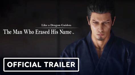 Like a Dragon Gaiden: The Man Who Erased His Name - Official Announcement Trailer - YouTube in ...