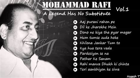 Old Hindi Instrumental Songs Best Of Mohammad Rafi Super hit Bollywood Collections Vol 1 - YouTube