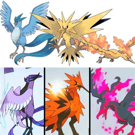 Articuno Zapdos and Moltres on their original season vs. their return on All Stars : rupaulsdragrace