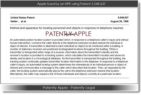 Apple's "Find my iPhone" Targeted in new Patent Lawsuit - Patently Apple