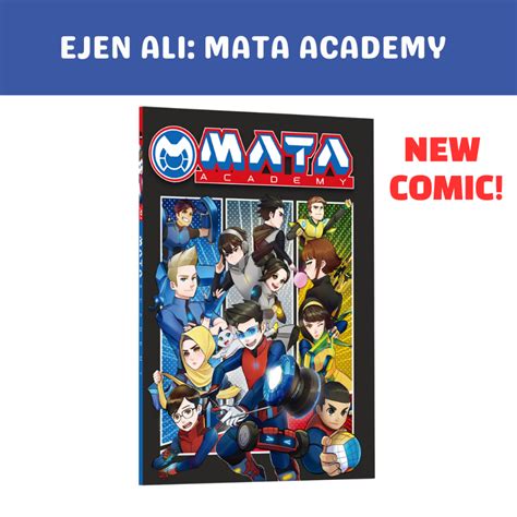 EJEN ALI: MATA ACADEMY Majalah Komik Ejen Handdrawn Komik Baru | Shopee ...