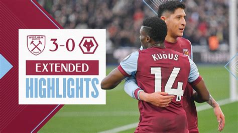 Extended Highlights | Kudus Shines In Superb Home Win | West Ham 3-0 ...