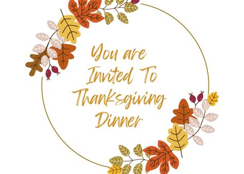 Thanksgiving Dinner Invitation - Etsy