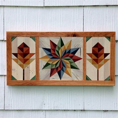 Pallet Wood Barn Quilt Mosaic Handmade in 2020 | Barn quilt patterns, Barn quilts, Painted barn ...