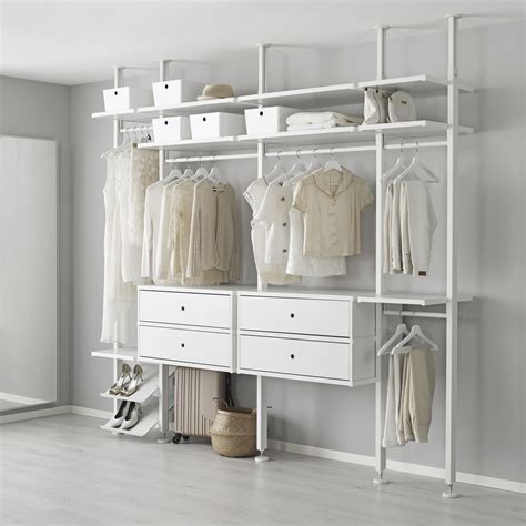 Open clothes storage, Elvarli. For IKEA 2016. | Ikea closet, Closet designs, Open closet