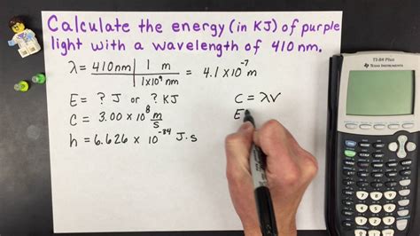 Wavelength Frequency And Energy Calculator