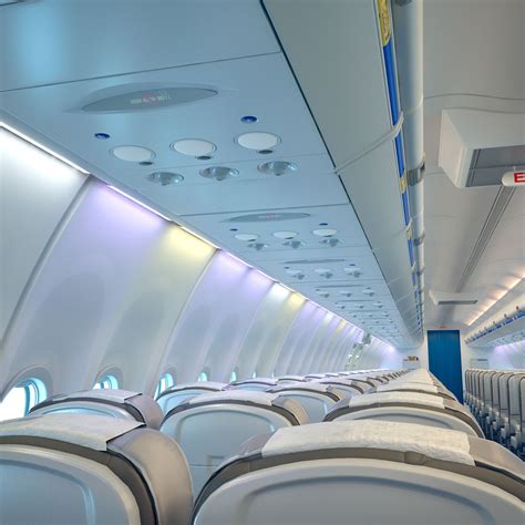 3d airplane cabin interior boeing 737