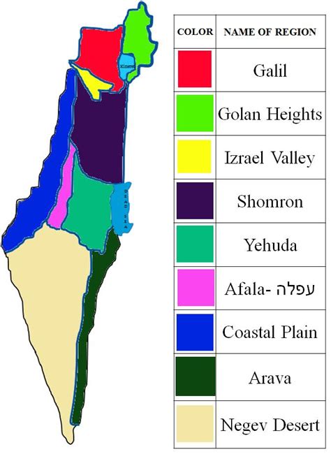 The Regions of Israel - Biblical Israel Tours