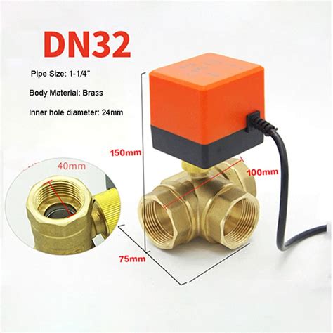 12v Electric Motorized Ball Valve | Motorized Ball Valve 2 Wire 12v - 1 ...