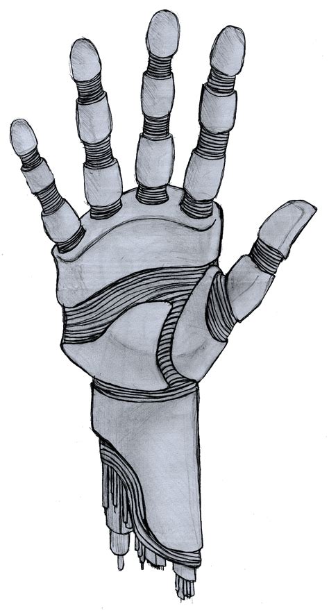 Robot Hand Drawing | Free download on ClipArtMag