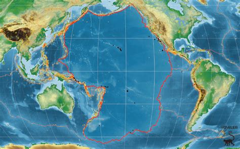 Ring Of Fire Earthquakes Map - The Earth Images Revimage.Org