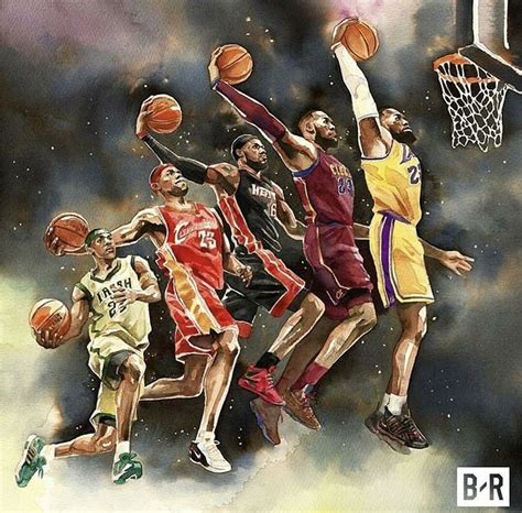 Pin oleh Arianne di NBA + Basketball | Ilustrasi poster, Animasi, Gambar