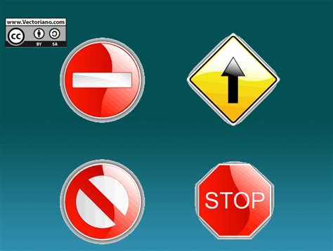 Road Signs | Vectorific