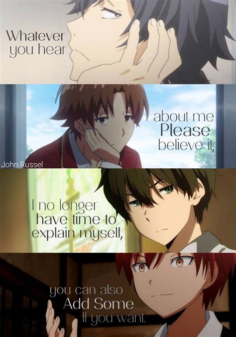 Classroom Of The Elite Opening Quotes - Anime Wallpaper HD