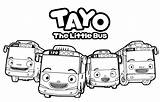 Tayo Coloring Pages  Best For Kids The Little sketch template