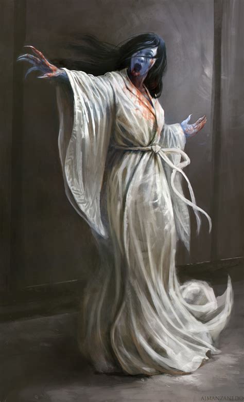 Onryo by Antonio J. Manzanedo : r/ImaginaryMonsters