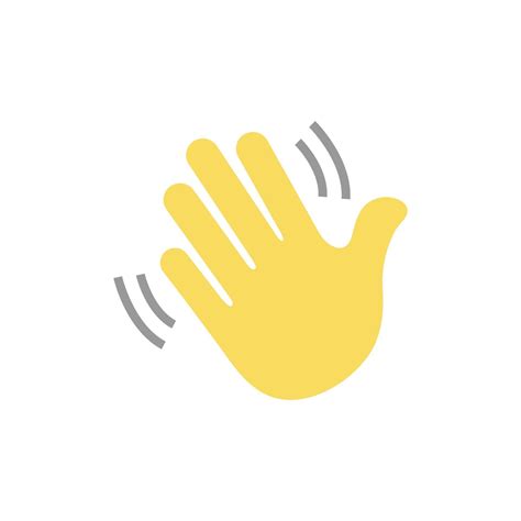 Waving hand gesture icon. Waving hand gesture vector isolated on white background. 2090020 ...