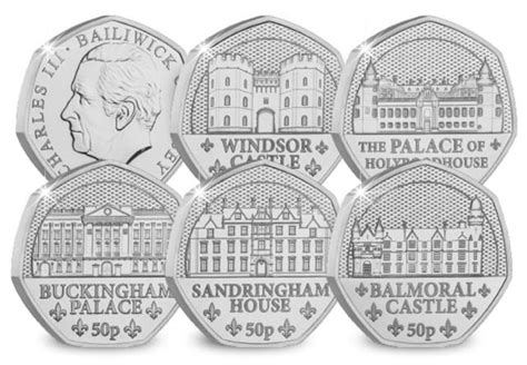 British Isles Complete Coronation 50p Collection