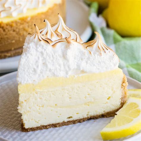 Lemon Meringue Cheesecake Recipe and video | Ashlee Marie - real fun with real food