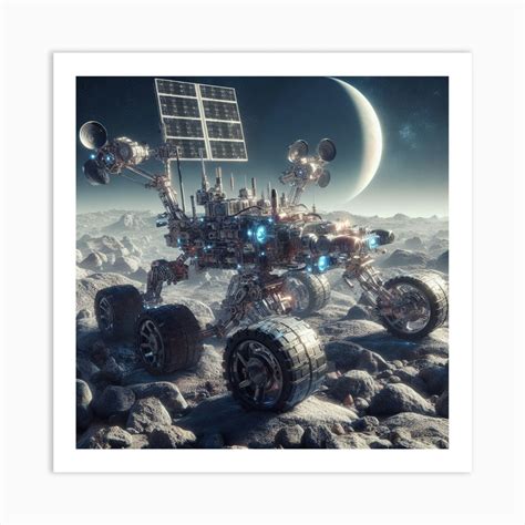 Mars Rover Art Print by Maxleron - Fy