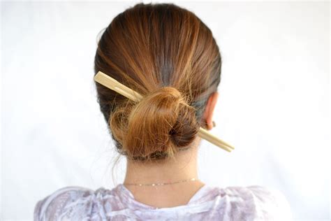 How to Put Your Hair up With Chopsticks | Up hairstyles, Hair, Hair styles