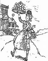 Amelia Bedelia Carrying Food Coloring Page  Wecoloringpagecom sketch template