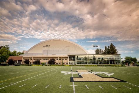 University of Idaho Kibie Dome with Morning Clouds Editorial Stock ...