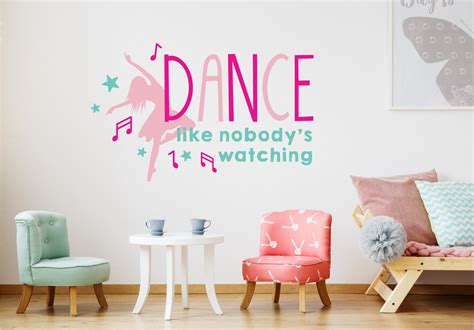 Vinyl Wall Quotes Dance Wall Decals Wall Decal Quotes Wall - Etsy