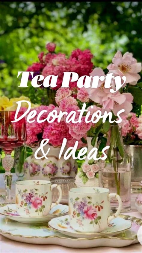 Decorations & Ideas Tea Party | Diy tea party, Tea time party, Tea party