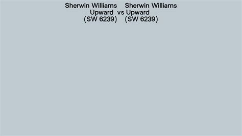 Sherwin Williams Upward vs Upward side by side comparison