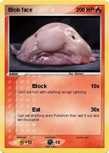 Pokémon Blob face 1 1 - Block - My Pokemon Card