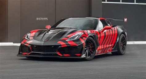 Customized Corvette ZR1 Looks Like A Tiger Ready To Pounce | Carscoops